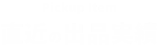 直近の出品実績